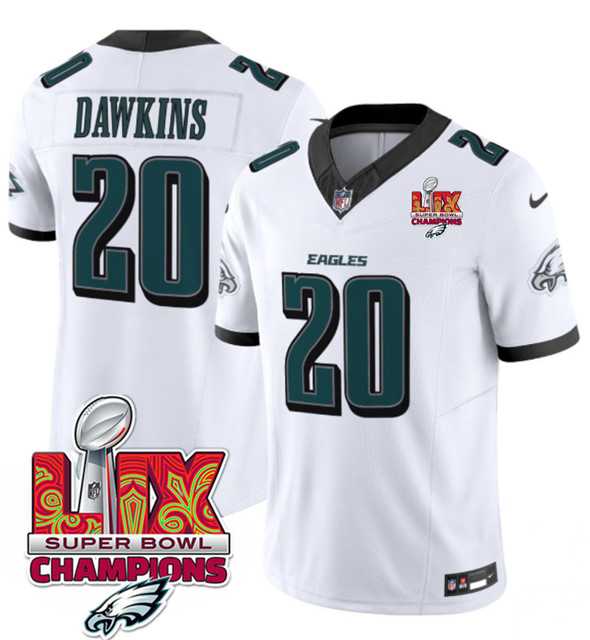 Men & Women & Youth Philadelphia Eagles #20 Brian Dawkins White 2025 Eagles Logo Super Bowl LIX Patch New F.U.S.E. Vapor Untouchable Limited Stitched Jersey Dzhi,We sell and wholesale Men & Women & Youth Philadelphia Eagles #20 Brian Dawkins White 2025 Eagles Logo Super Bowl LIX Patch New F.U.S.E. Vapor Untouchable Limited Stitched Jersey Dzhi on line form chian!
